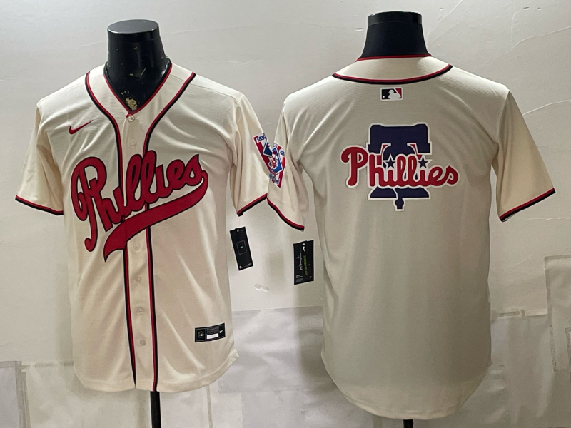 Men 2026 Philadelphia Phillies blank cream Game Nike MLB Jersey 082600->philadelphia phillies->MLB Jersey